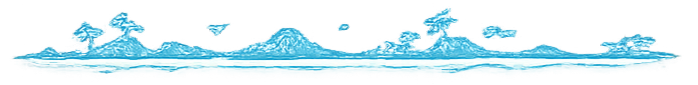 blue divider island